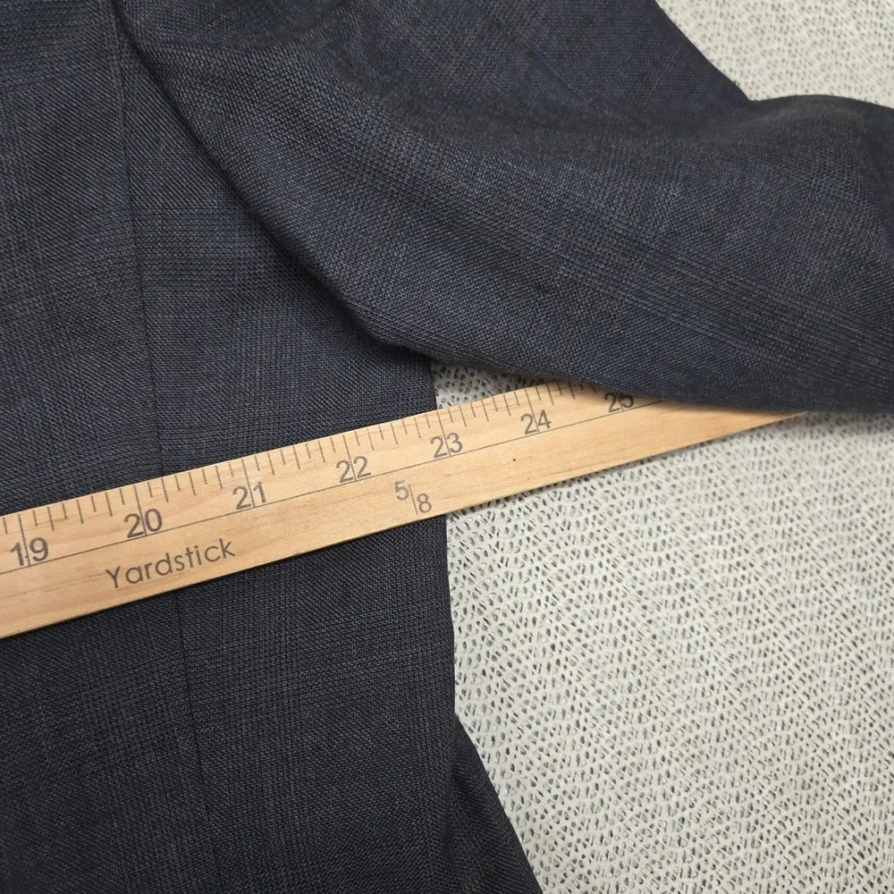 Roundtree & Yorke Blazer Mens 42 Gray Two Button Classic Fit Suit Jacket USA
